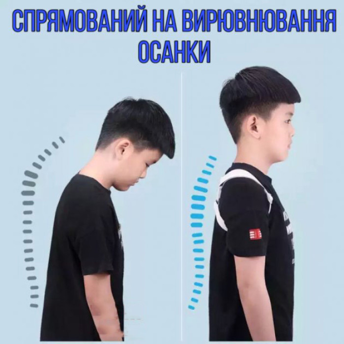 Корсет для спини хребта Nuoyi miao smart senssor corrector коректор постави