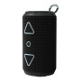 Bluetooth колонка портативна TG656 FM-радіо, акумуляторна колонка для музики. Колір: чорний