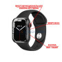 Розумний смарт годинник Smart Watch Z37 голосовий виклик, температура тіла, пульсометр, тонометр. Колір: чорний