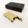 Дугова електроімпульсна запальничка із USB-зарядкою ліхтариком LIGHTER HL-437, Юсб запальничка. Колір: золотий