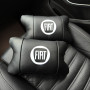 Набір подушок Fiat з натуральної шкіри + вишивка логотипу та шкіряний брелок у подарунок