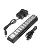 Розгалужувач USB HUB на 10 портів з активною зарядкою 220V, Розгалужувач юсб, Хаб для ноутбука