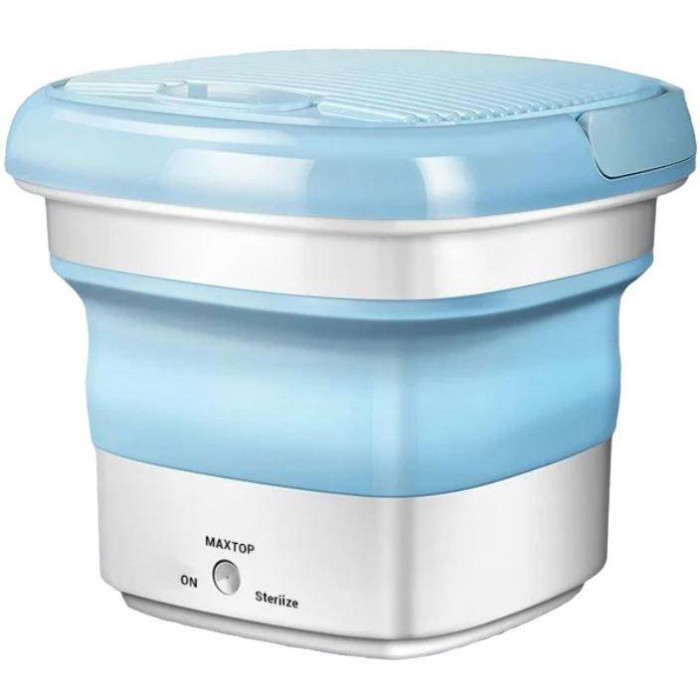Пральна машина MAXTOP silicon washing machine, Портативна пральна машина. Колір: блакитний