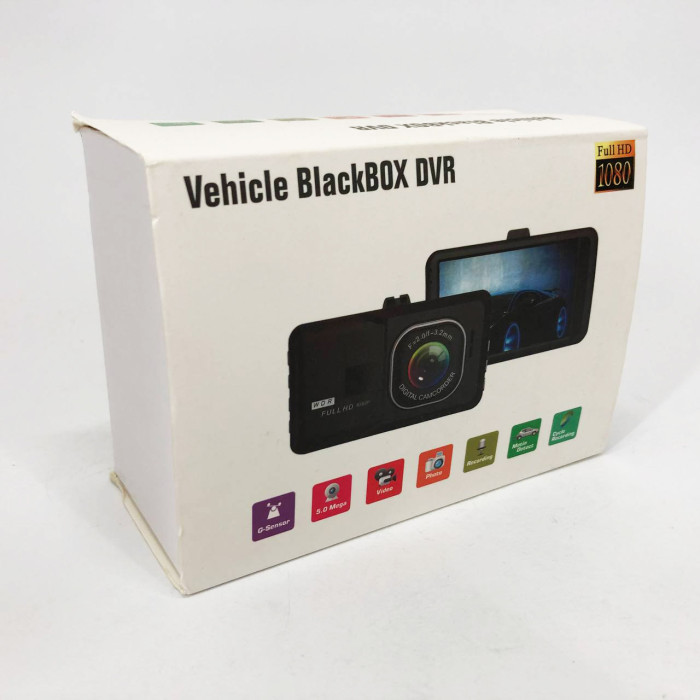 Автомобільний відеореєстратор 626-2, LCD 3", Angel Lens, 1080P Full HD, металевий корпус