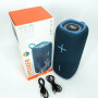 Портативна колонка Bluetooth TG654 8W з підсвічуванням, Акумуляторна колонка для музики. Колір: синій