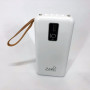 Power Bank зарядний пристрій на сонячній батареї 10000mAh з індикатором заряду. Колір: білий
