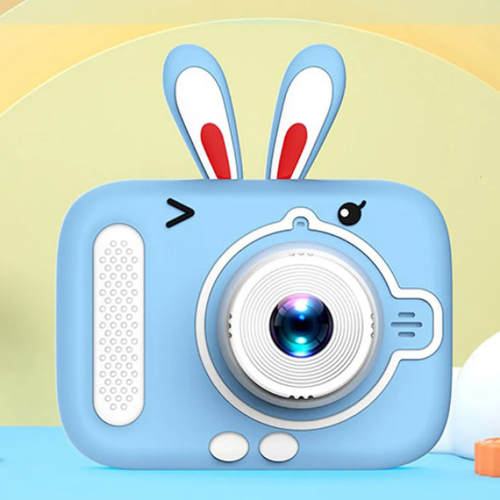 Дитячий цифровий фотоапарат X900 Rabbit Колір: блакитний