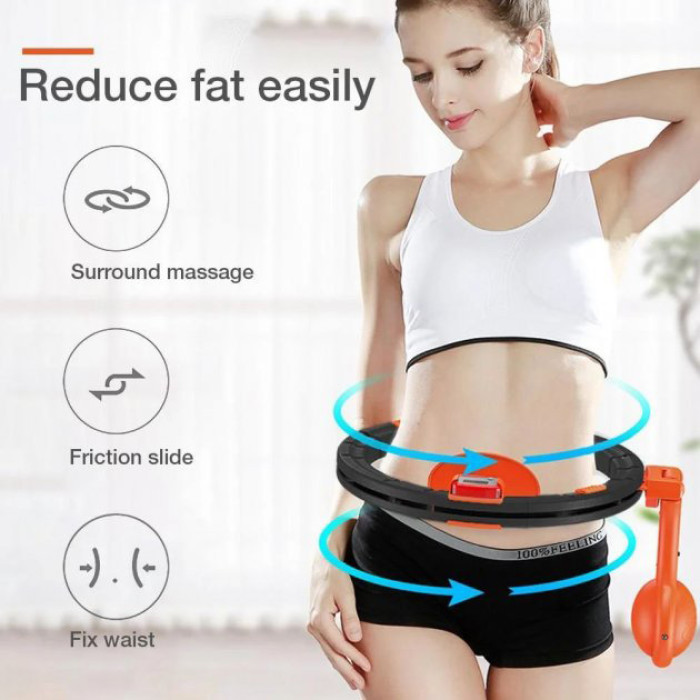 Розумний масажний обруч для схуднення живота та боків Intelligent Hula Hoop
