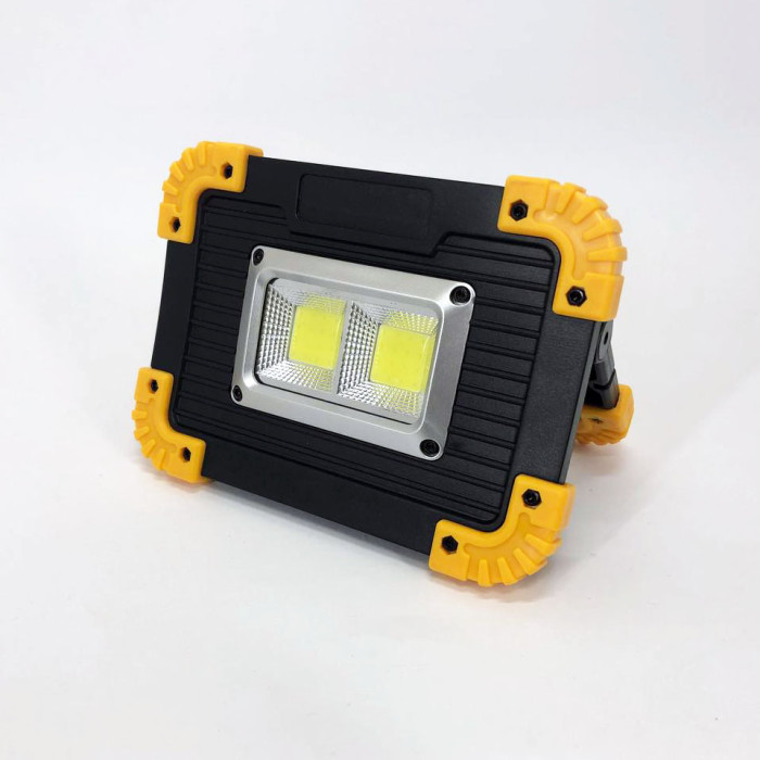 Прожектор світлодіодний Ліхтар L812-20W-2COB 1W power bank, світлодіодні переносні прожектори