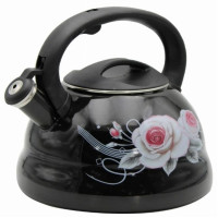 Емальований чайник Edenberg EB-12610 зі свистком та антипригарним покриттям 3л Flowers Емальований чайник Edenberg EB-12610 зі свистком та антипригарним покриттям 3л Flowers