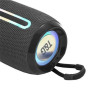 Портативна Bluetooth-колонка TG653 USB з ремінцем, акумуляторна колонка для музики. Колір: чорний