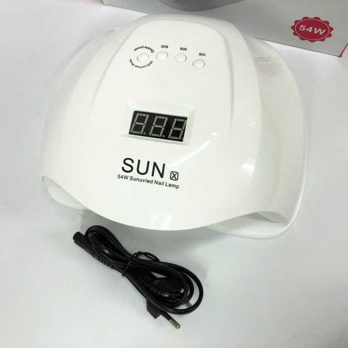 Професійна сушарка Sun X Beauty nail 54w FD 160A для нігтів, лампа для гель-лаку, Лампа майстра манікюру