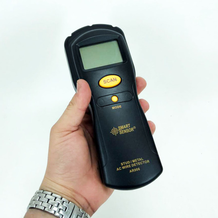 Шукач прихованої проводки та металу AR 906, детектор, індикатор, шукач, сканер