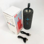 Портативна Bluetooth колонка TG619C FM-радіо USB/TF з ремінцем, Bluetooth колонка з підсвічуванням. Колір: сірий
