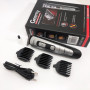 Машинка для стрижки волосся Gemei GM-6113 акумуляторна, Практична машинка для стрижки. Колір: чорний