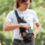 Тактична сумка на плече з кобурою, система MOLLE, патч-панель, Cordura