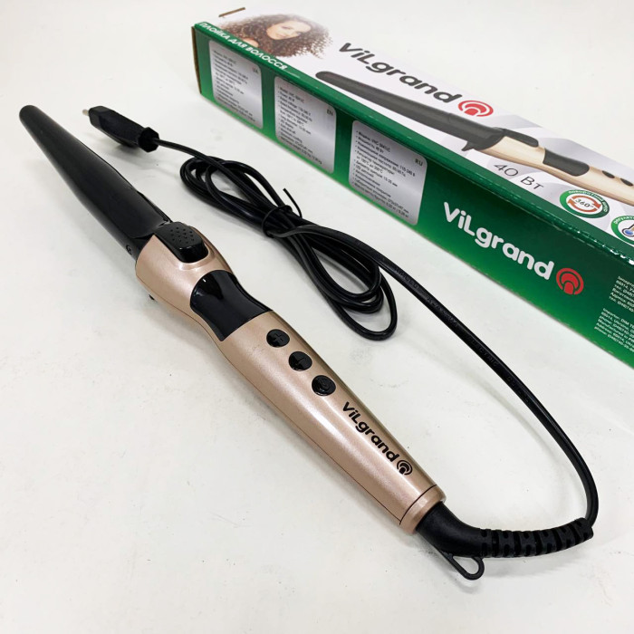 Плойка конусна ViLgrand VHC-3041LC. Колір: золотий