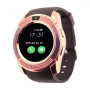 Розумні смарт-годинник Smart Watch V8. Колір: коричневый