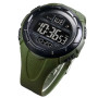 Годинник наручний чоловічий SKMEI 1656GN ARMY GREEN, годинник наручний електронний тактичний. Колір: зелений