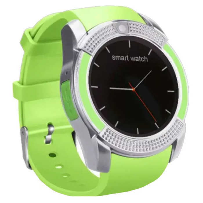 Розумні смарт-годинник Smart Watch V8. Колір: зелений