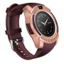 Розумні смарт-годинник Smart Watch V8. Колір: коричневый