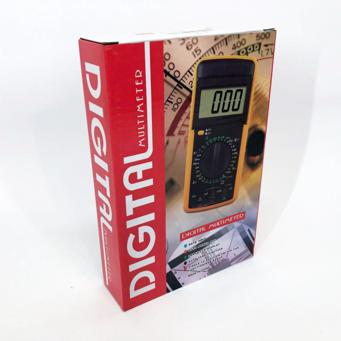 Мультиметр цифровий тестер Digital Multimeter DT9205A зі звуком, для автомобіля, гарний мультиметр