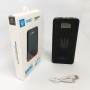 Акумулятор портативний павербанк POWER BANK UKC ART-4148/4204. 50000mah, 4USB, зовнішній акумулятор