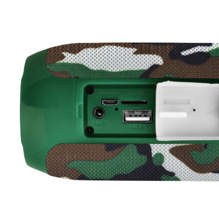 Bluetooth-колонка TG-117 портативна вологостійка. Колір: камуфляж