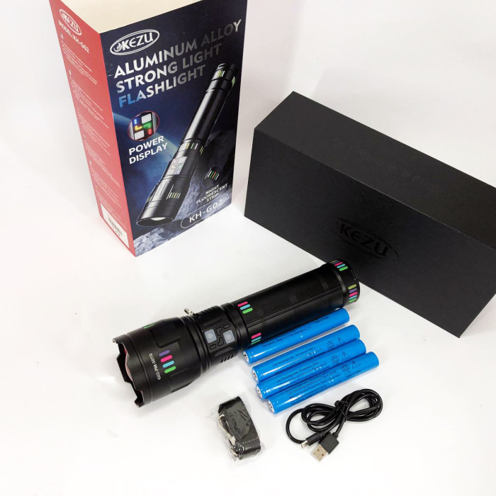 Ліхтар NIGHT VISION FLUORESCENCE G02-PM50-TG, Потужний кишеньковий ліхтарик, Сильний ліхтарик