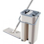 Швабра - ледар з відром і автоматичним віджимом 2 в 1 Hand Free Cleaning Mop 5 л. Колір: білий