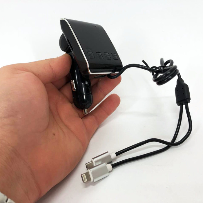 FM модулятор HZ H22 BT для авто з Bluetooth, Авто трансмітер від прикурювача, Bluetooth фм передавач