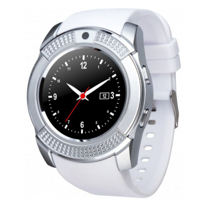 Розумний смарт-годинник Smart Watch V8. Колір: білий