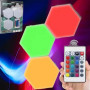 Набір із трьох RGB LED Ламп із Пультом та Таймером Відключення Два Режими Яскравості