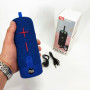 Портативна Bluetooth колонка TG619C FM-радіо USB/TF з ремінцем, блютуз колонка з підсвічуванням. Колір: синій
