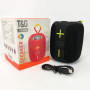 Портативна Bluetooth колонка TG658 8W з RGB підсвічуванням, Бездротова колонка потужна. Колір: чорний
