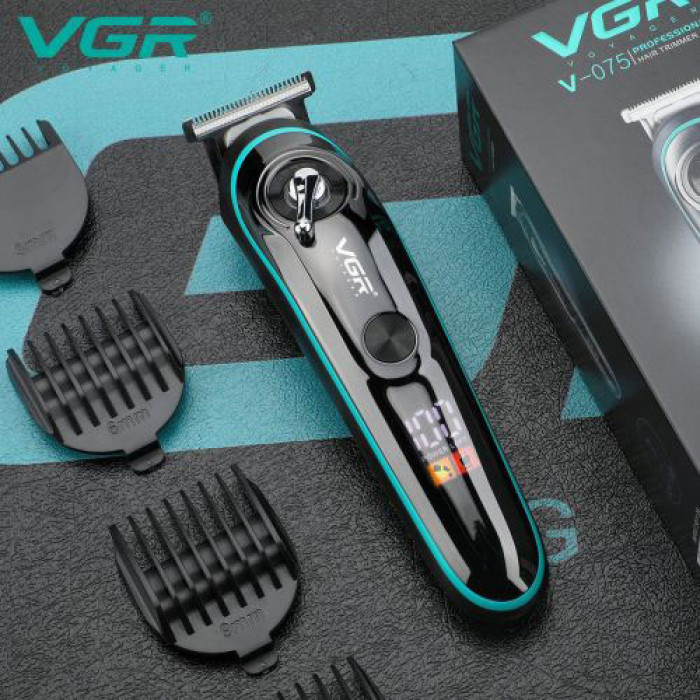 Машинка для стрижки волосся та бороди VGR V-075, Машинка для стрижки волосся домашня, Електромашинка