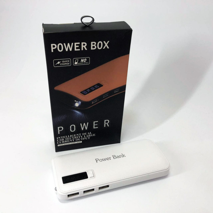 Портативний зарядний пристрій Павербанк 50000 mAh 3хUSB Power Bank Smart Tech. Колір: білий