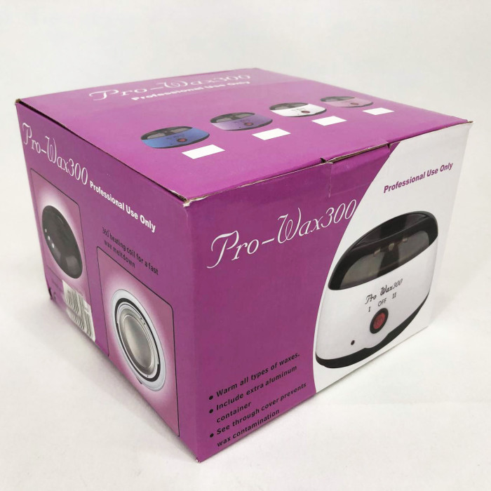 Воскоплав баночний Pro Wax 300 mini 150 мл. Колір: білий