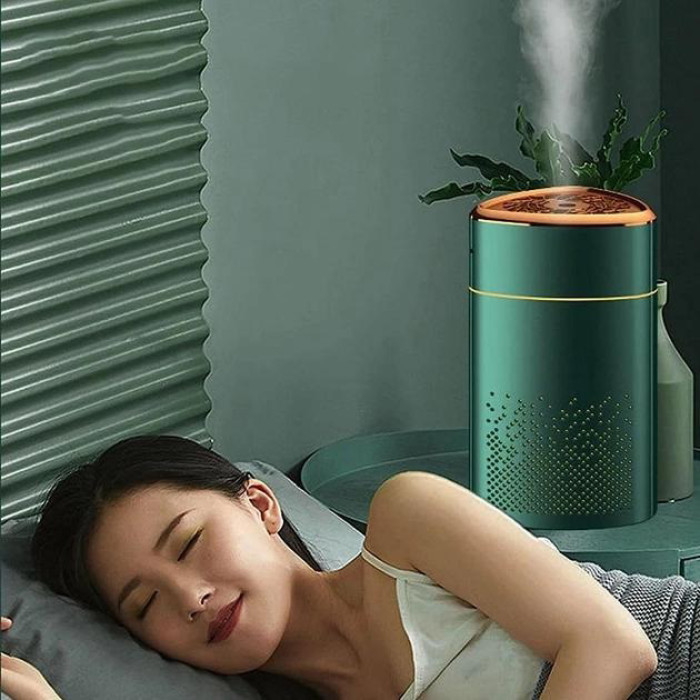 Ультразвуковий зволожувач повітря для дітей з підсвічуванням Heavy Fog Humidifier, Зволожувач міні. Зелений