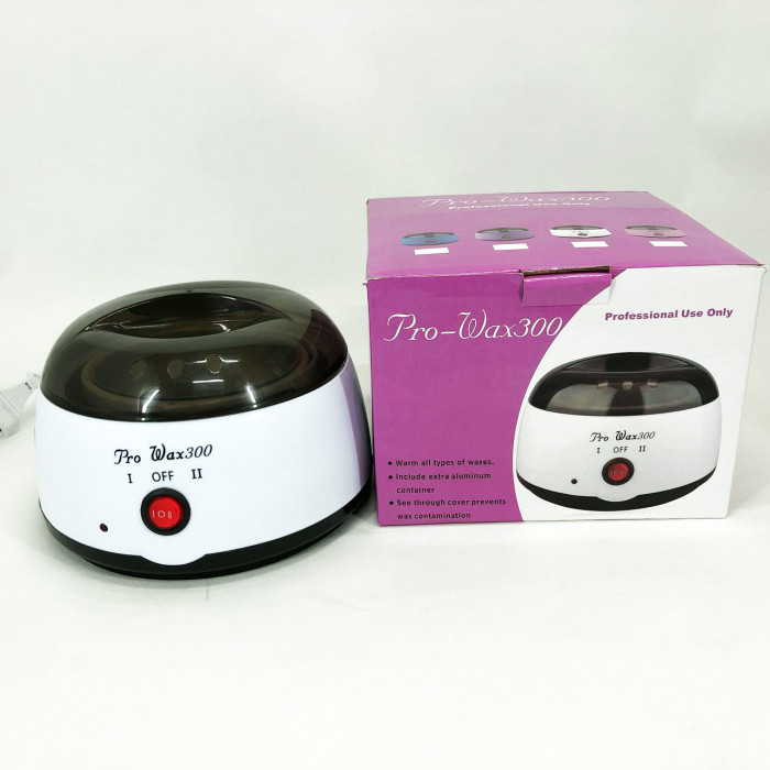 Воскоплав баночний Pro Wax 300 mini 150 мл. Колір: білий