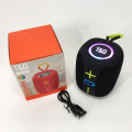 Портативна Bluetooth колонка TG658 8W з RGB підсвічуванням, Бездротова колонка потужна. Колір: чорний